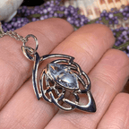 Celtic Dream Celtic Knot Necklace - 18 / Emerald Zirconia