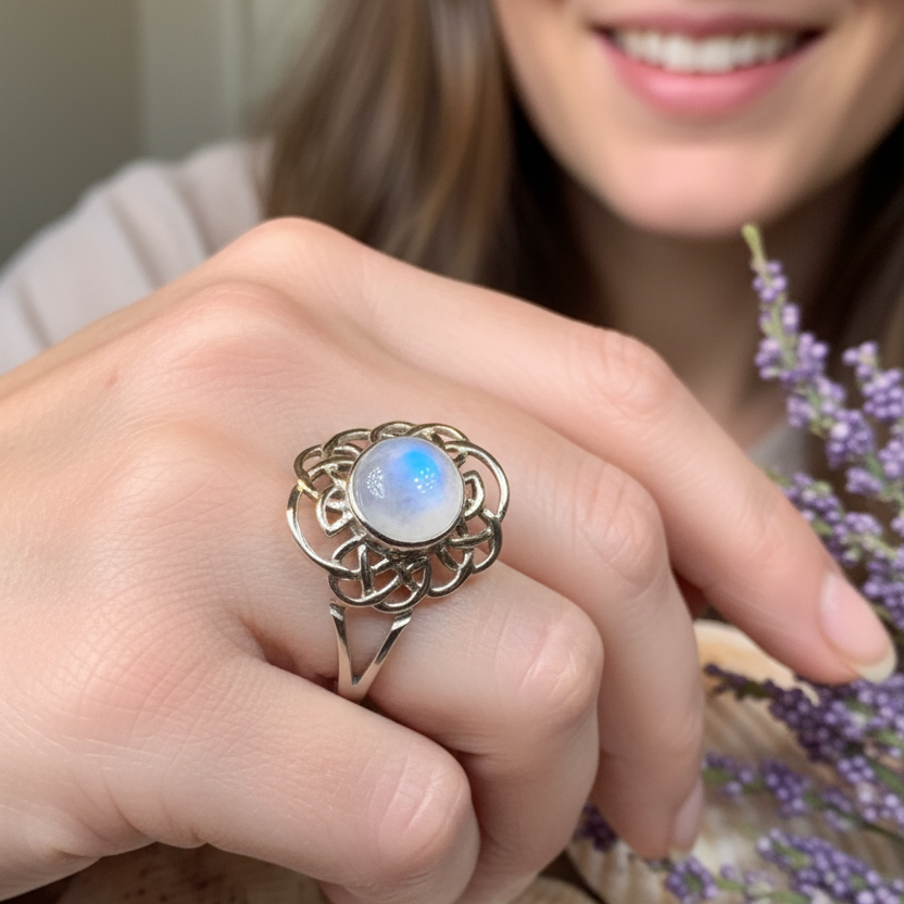 Luna Celtic Knot Ring