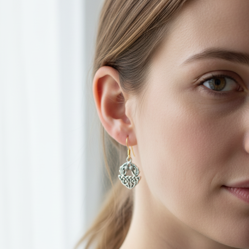Audrey Thistle Earrings