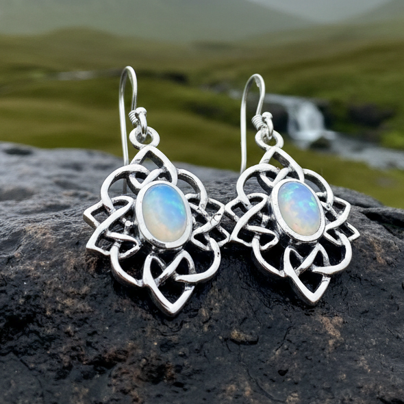 Sybil Celtic Knot Earrings