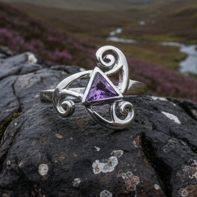 Tara Celtic Spiral Ring