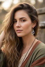 Bonnie Thistle Amethyst Earrings