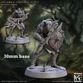 Faldorn Hobgoblin: Sculpt D (Male Hobgoblin Soldier) - No Helmet / Sword & Shield