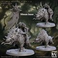 Faldorn Warhog Rider: Sculpt D (Hobgoblin Boar Calvary) - No Helmet / Sword / Warbanner