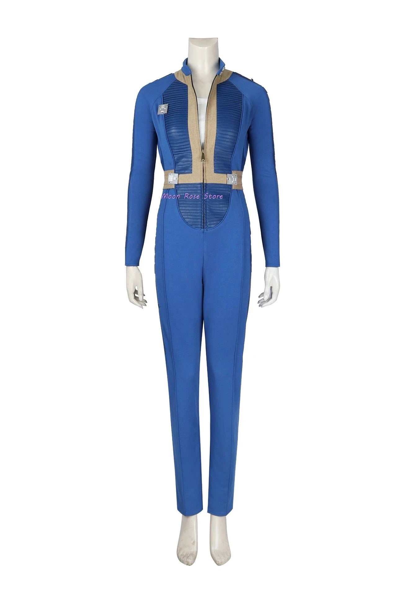 Fall Cos Out Cosplay Costume Uniform Helmet The Ghoul Blue Lucy Vault 33 Cosplay Jumpsuit Fantasia Outfit Props Mask Woman Man