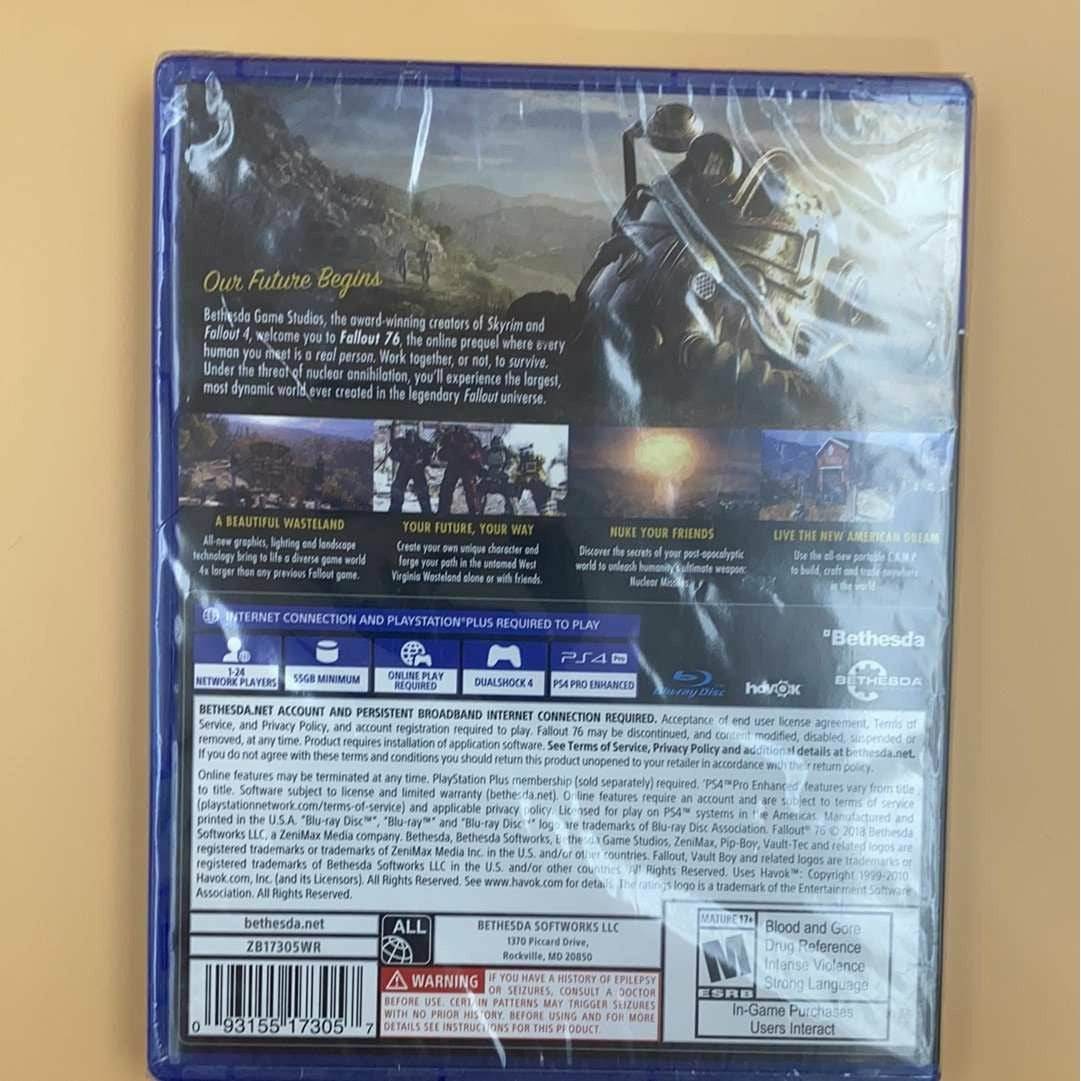 Fallout 76 - PlayStation 4 (NEW) - New & Sealed