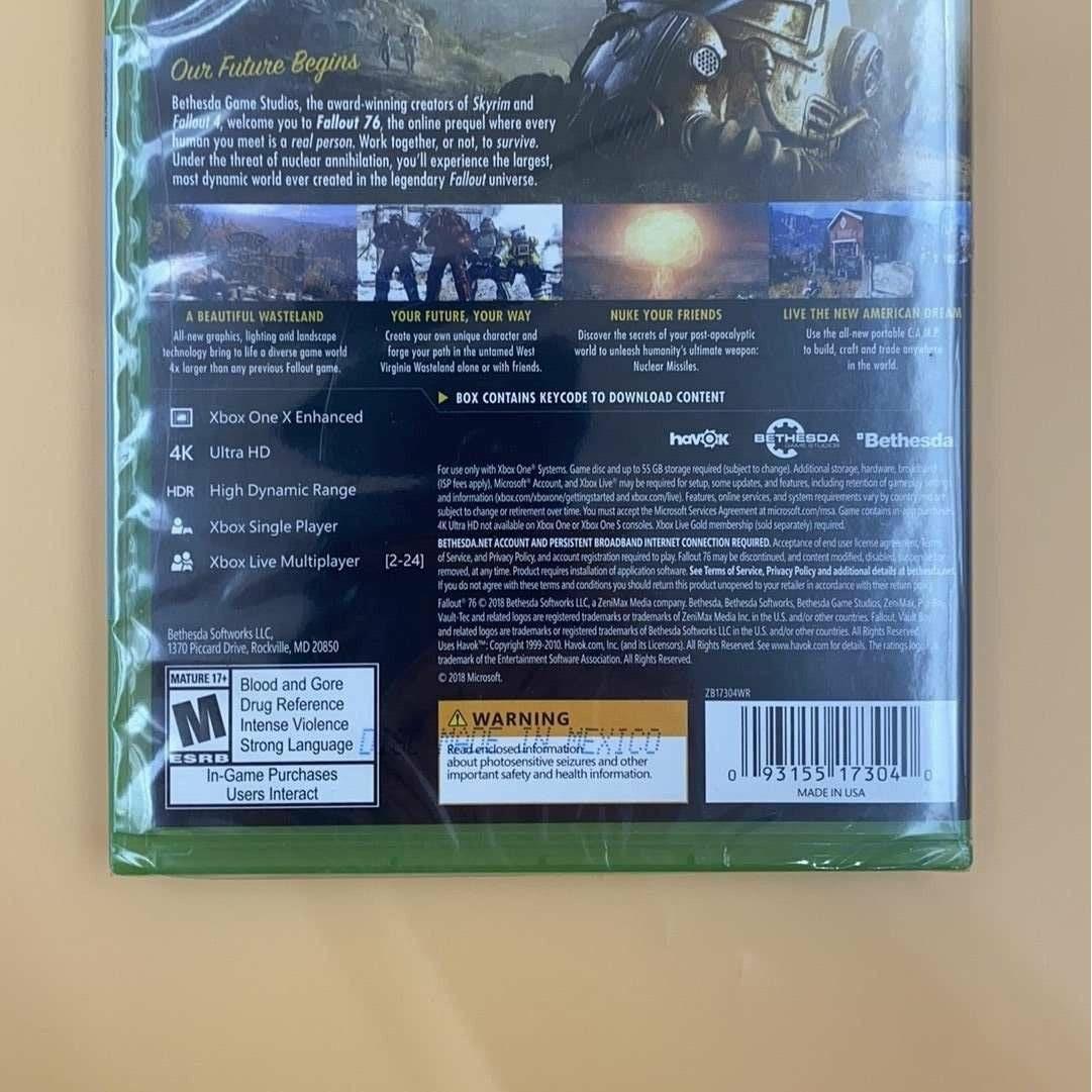 Fallout 76 - Xbox One (NEW)