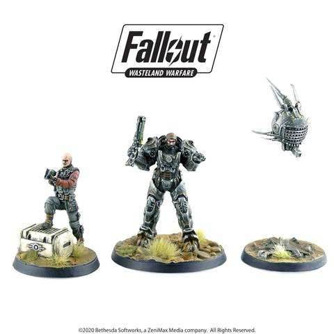 Fallout: Wasteland Warfare - Brotherhood of Steel - Knight-Captain Cade & Paladin Danse - 