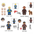 Fallout Set of 4  Vault Boy, Lucy, Cooper & Maximus Lego Minifigures Custom Toys
