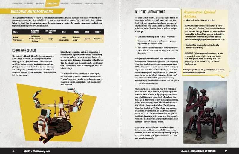 Fallout: The Roleplaying Game Settler's Guide Book - 