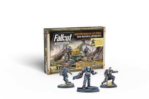 Fallout: Wasteland Warfare - Brotherhood of Steel - Elder Maxon and Captain Kells - 