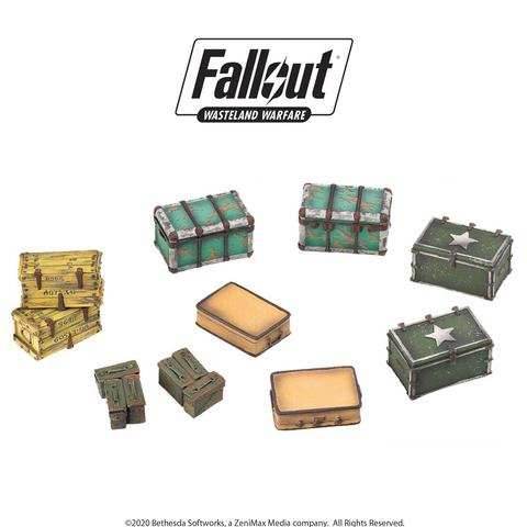 Fallout: Wasteland Warfare - Terrain Expansion - Cases and Crates - 