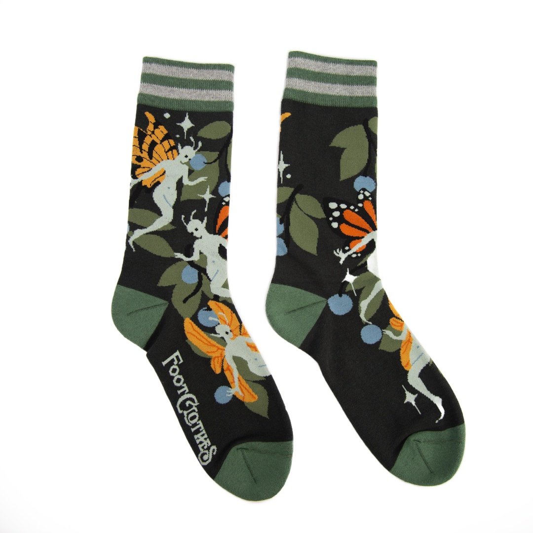 Fanciful Fairies Crew Socks