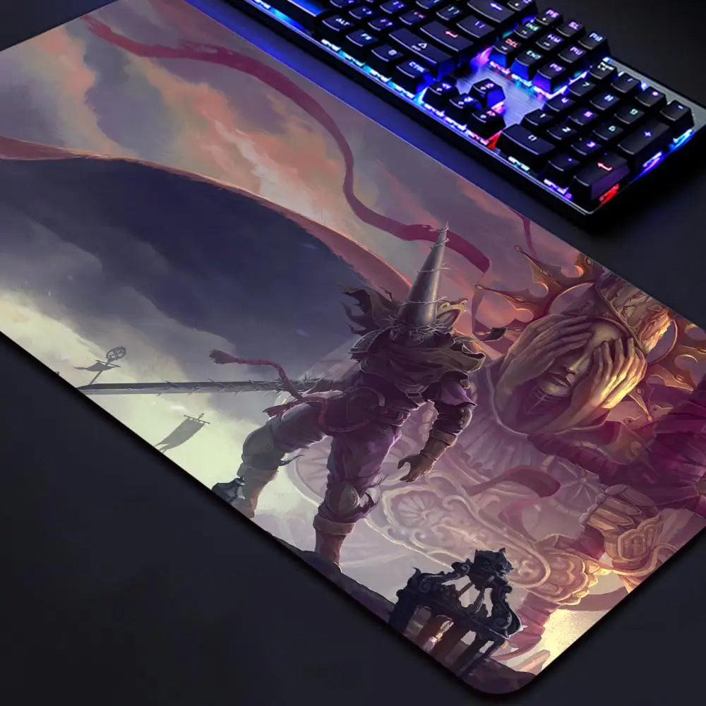 Riccu Blasphemous game mouse pad XXL Non-Slip Cloth