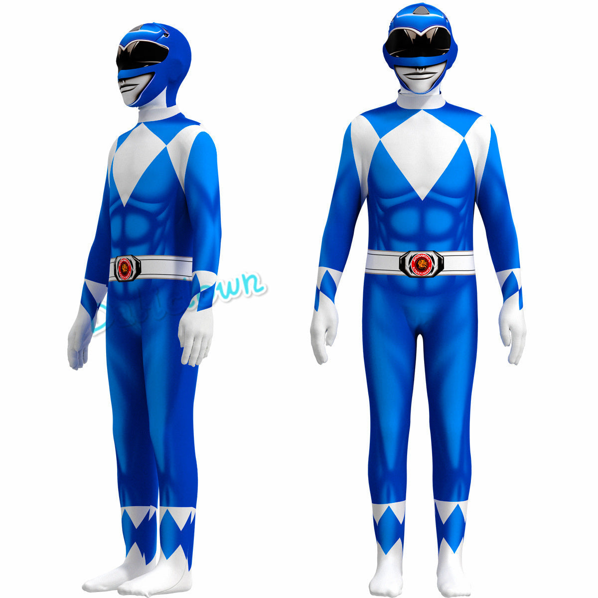 Fantasia Power Samurai Rangers Cosplay Costume Adult Kids Morpher Mighty Morphin Superhero Mask Jumpsuit Zentai Suit Halloween