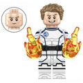 Fantastic Four Johnny Storm Human Torch Lego Minifigures Custom Toys 3