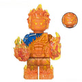 Fantastic Four Johnny Storm Human Torch Lego Minifigures Custom Toys 4
