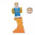 Fantastic Four Johnny Storm Human Torch Lego Minifigures Custom Toys 5