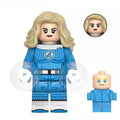 Fantastic Four Sue Storm Invisble Woman Lego Minifigures Custom Toys 4