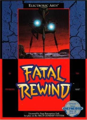 Fatal Rewind Killing Game Show (Sega Genesis) - Game Manual Only