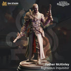 Father McKinley, Righteous Inquisitor (Male Human Gunslinger) - 32mm Scale