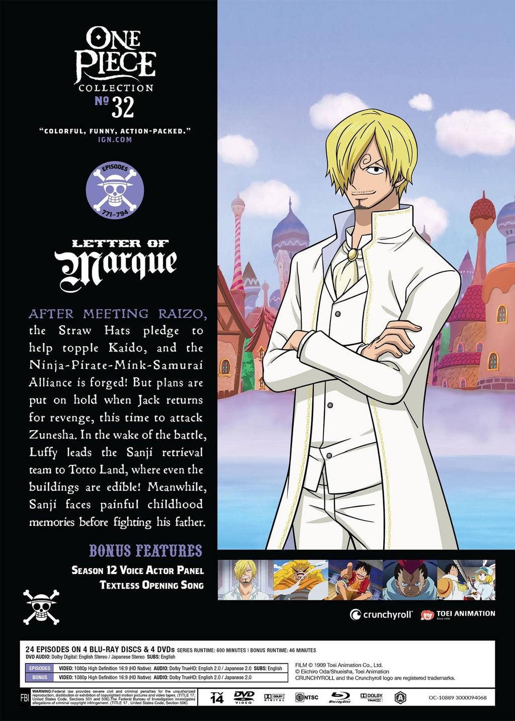 One Piece: Collection 32 (Blu-ray + DVD)