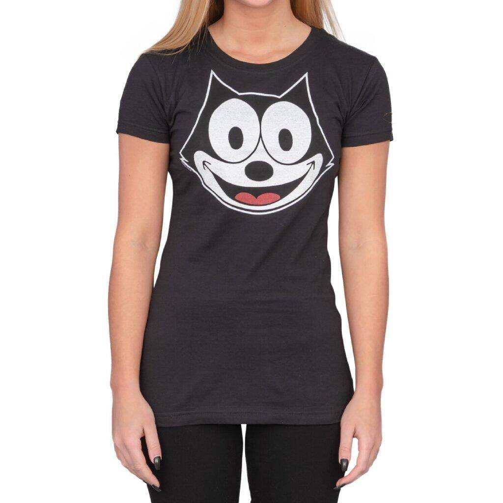 Felix the Cat Face Outline T-shirt - S