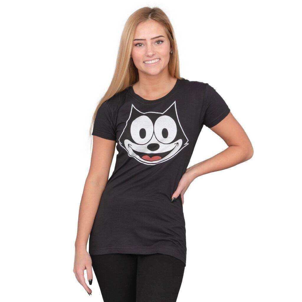 Felix the Cat Face Outline T-shirt - S