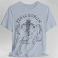Feral Goblin Social Club T-shirt - Light Blue / S