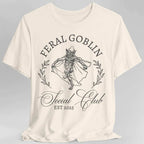 Feral Goblin Social Club T-shirt - Natural / S