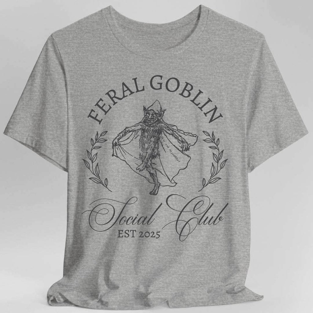 Feral Goblin Social Club T-shirt - Sport Grey / S