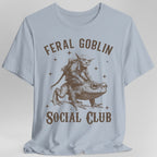 Feral Goblin Social Club T-shirt - With Toad