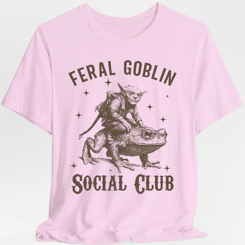 Feral Goblin Social Club T-shirt - With Toad