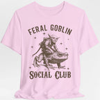 Feral Goblin Social Club T-shirt - With Toad
