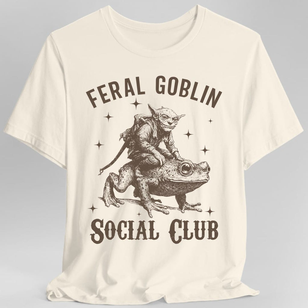 Feral Goblin Social Club T-shirt - With Toad
