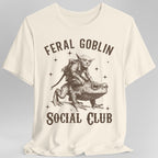 Feral Goblin Social Club T-shirt - With Toad