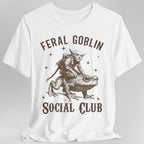 Feral Goblin Social Club T-shirt - With Toad