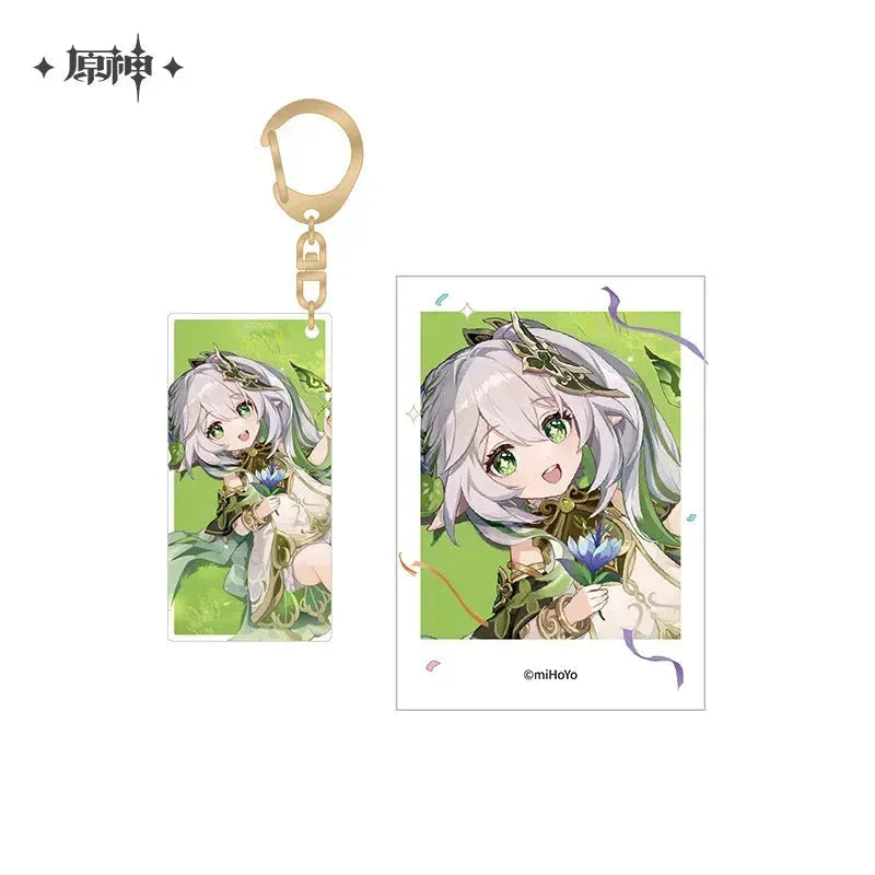 FES 2023 Series Polaroid & Acrylic Keychain Set Genshin Impact