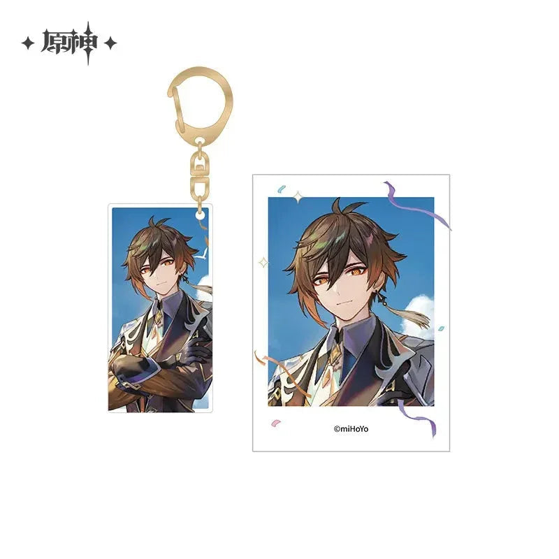 FES 2023 Series Polaroid & Acrylic Keychain Set Genshin Impact