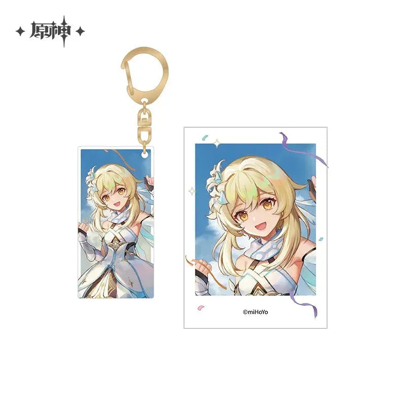 FES 2023 Series Polaroid & Acrylic Keychain Set Genshin Impact