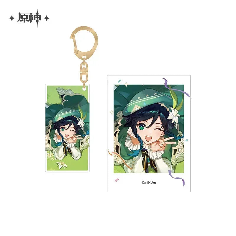 FES 2023 Series Polaroid & Acrylic Keychain Set Genshin Impact