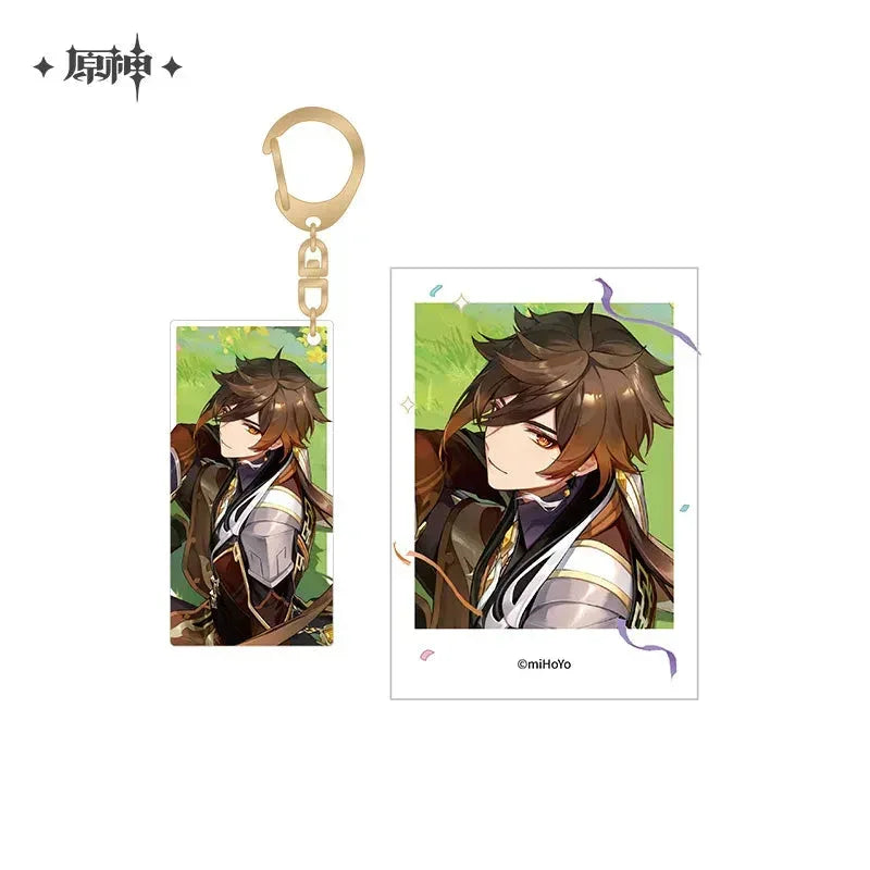 FES 2023 Series Polaroid & Acrylic Keychain Set Genshin Impact