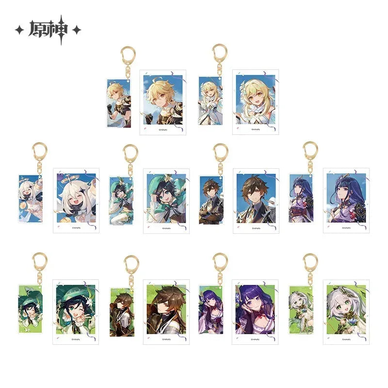 FES 2023 Series Polaroid & Acrylic Keychain Set Genshin Impact