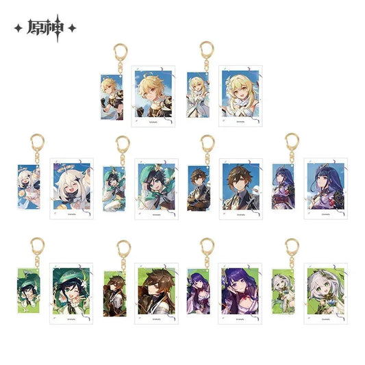 FES 2023 Series Polaroid & Acrylic Keychain Set Genshin Impact