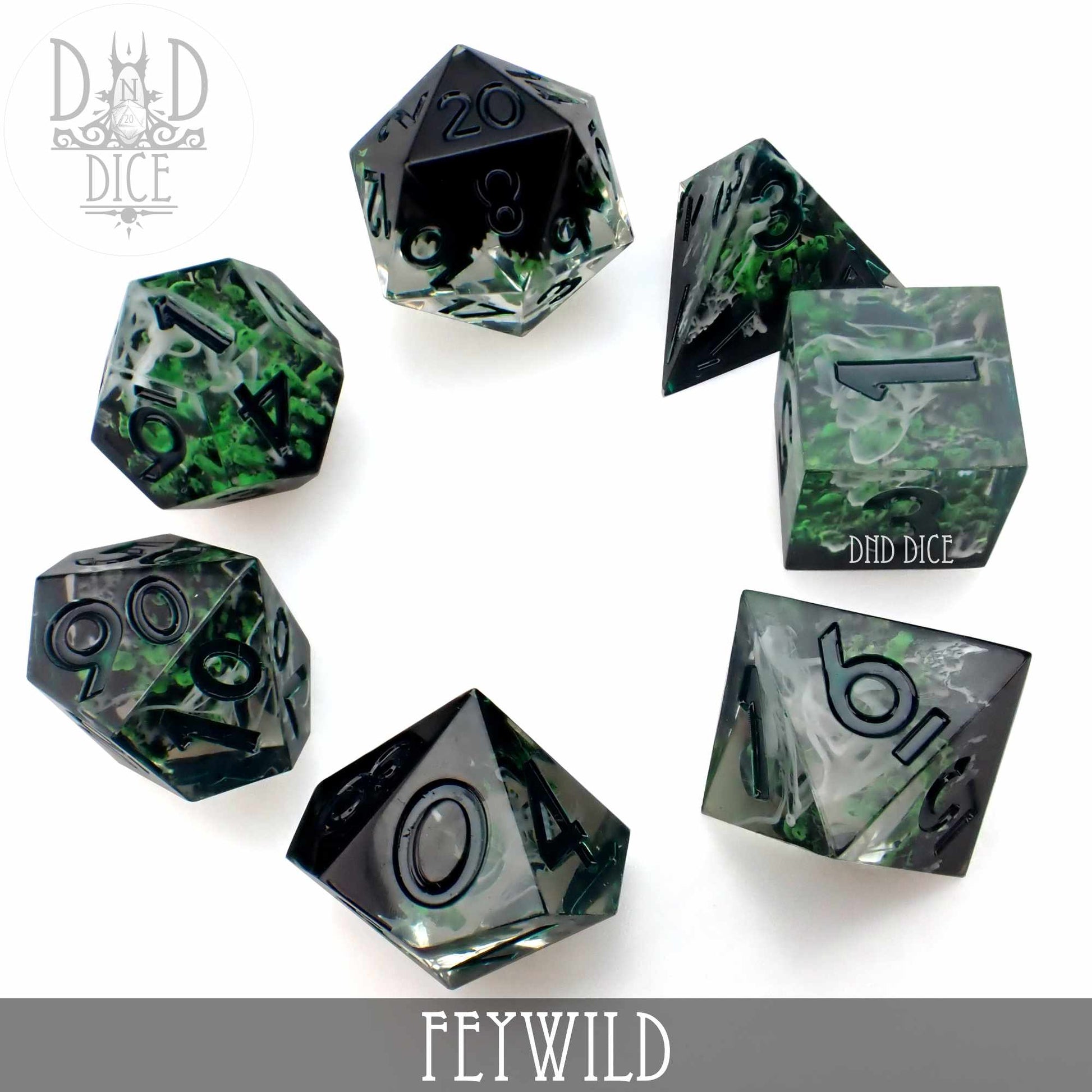 Feywild Handmade Dice Set