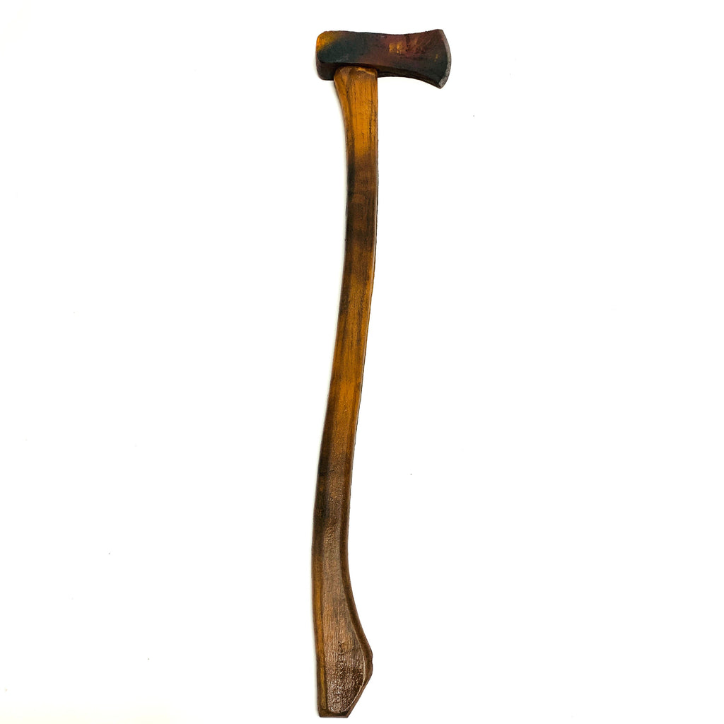 Large Foam Rubber Single Head Two-Hand Axe Stunt Prop