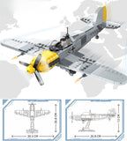 WWII - BF-109 Messerschmitt German Fighter - Mil-Blox