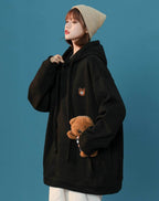 Women's Classic Teddy Hoodie - Apricot / S