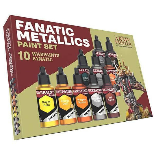 Army Painter Warpaints Fanatic: Metallics Paint Set - 