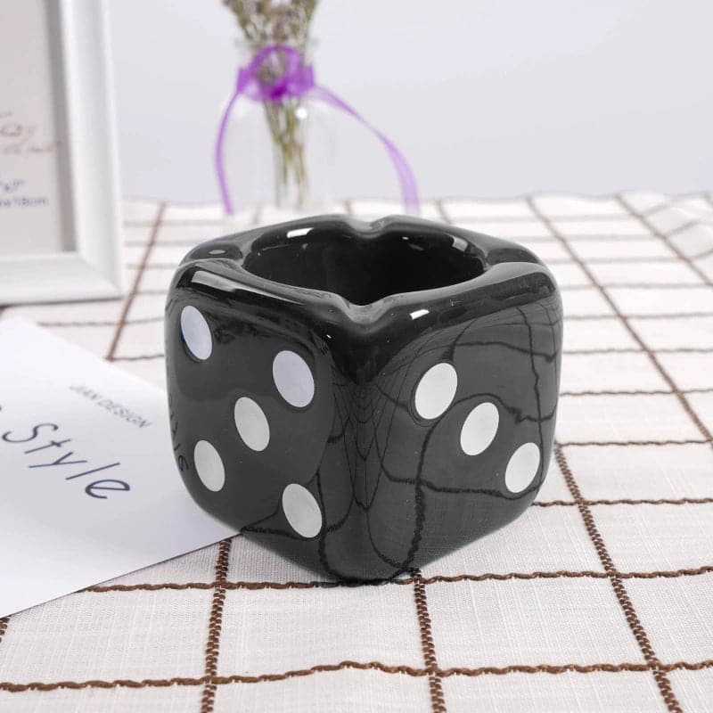 Place Dice Personalized Office Ashtray-DungeonDice1